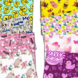 50*145cm Patchwork Duck Unicorn Worm Polyester Cotton/Pure Cotton Fabric Tissue Sewing Quilting Fabrics Needlework  Cloth