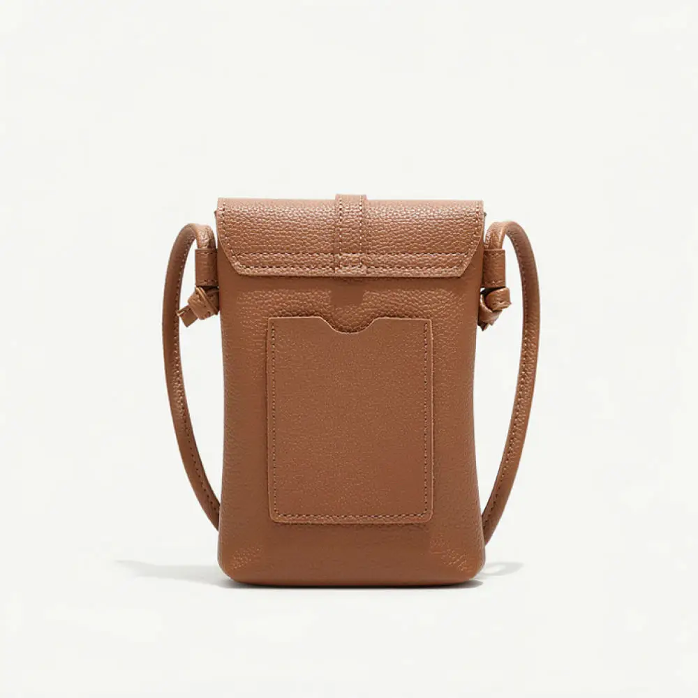 Casual Mini Phone Bag For For URDIFUNI Mobile Purse Retro Fashion Shoulder Crossbody Messenger Soft Leather Pouch