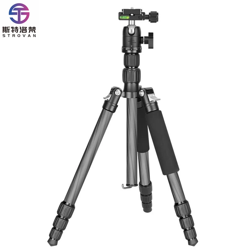 

Lightweight DSLR carbon fiber tripod travel phone mirrorless professional photography stand for taking photos