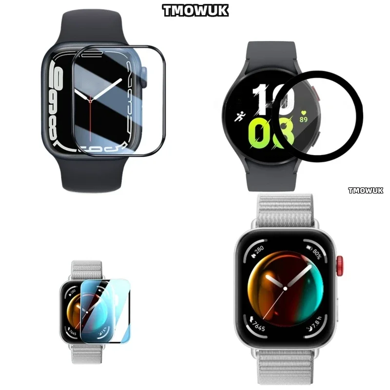 

Full-Coverage Screen Protector Film for Garmin Vivoactive 5 6， Samsung Fit 2 3， Huawei Watch D FIT2， Redmi Watch 5 Lite