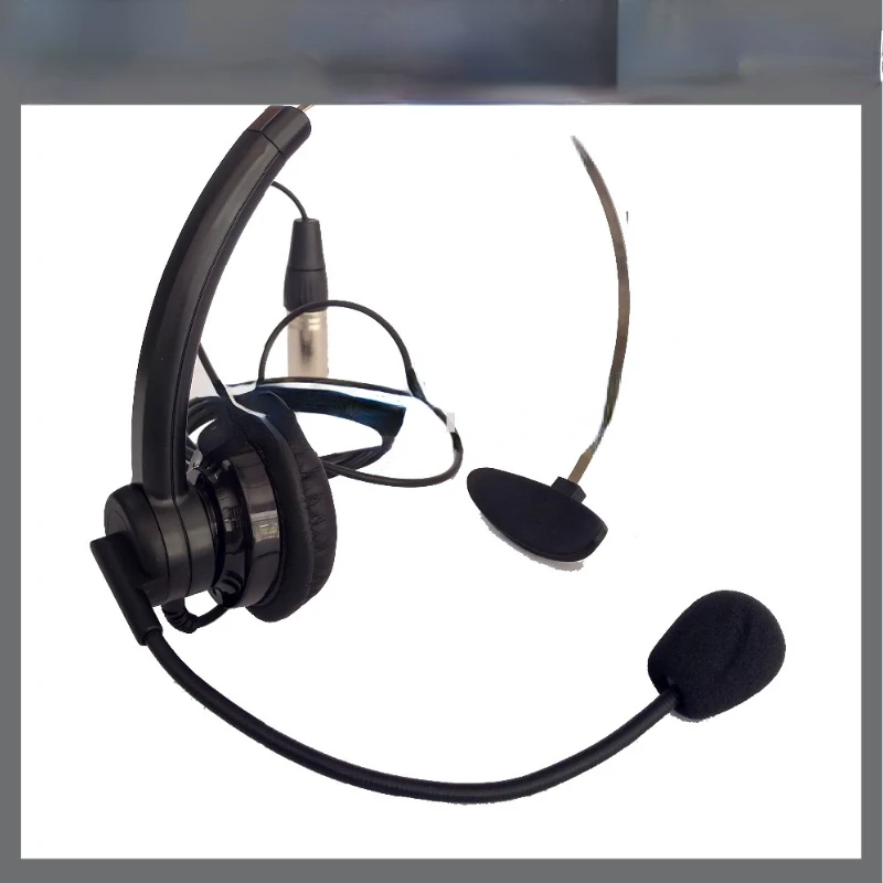 

For TELIKOU NE-11 Super Light Headband Headset with Microphone Intercom Headset XLR Connector 4 Pin 5pin