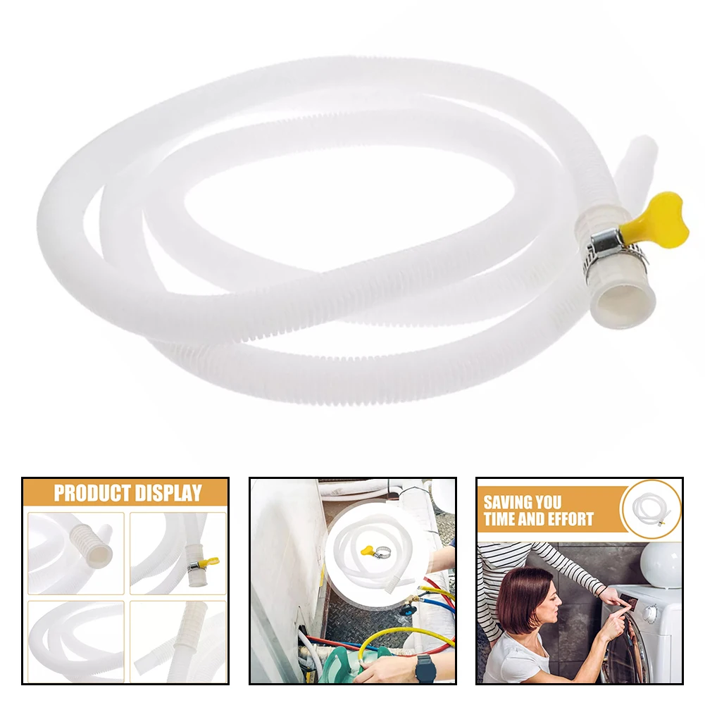 Conector De Mangueira De Dreno De Aço Inoxidável AC, Substituição De Ar Condicionado Em Casa, ABS e Aço, Solução Conveniente