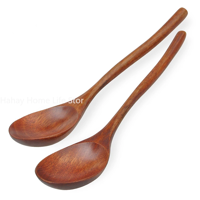 Wooden Spoon Bamboo Kitchen Cooking Utensil Tool Soup Teaspoon Catering For Wooden Spoon