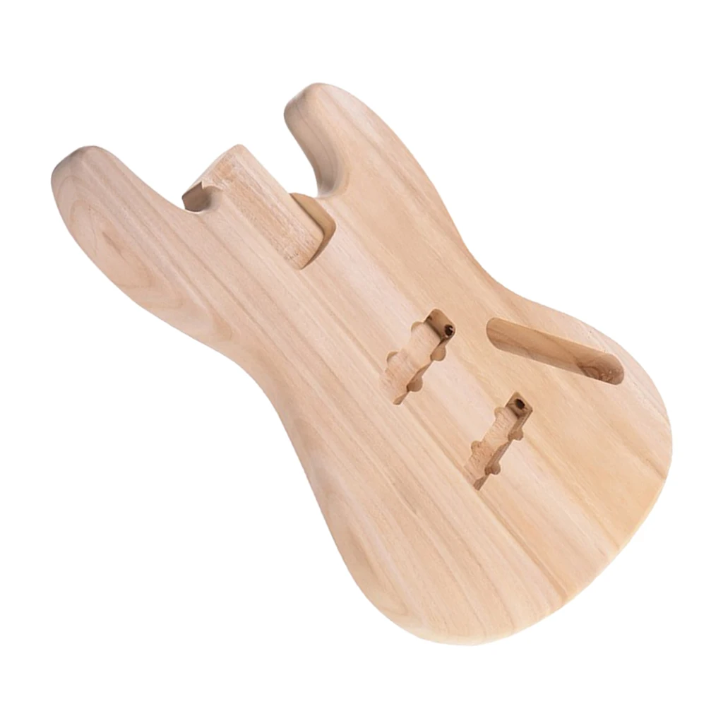 

Unfinished Handcraft Guitar Wood Body for JB Bass Guitar DIY Parts
