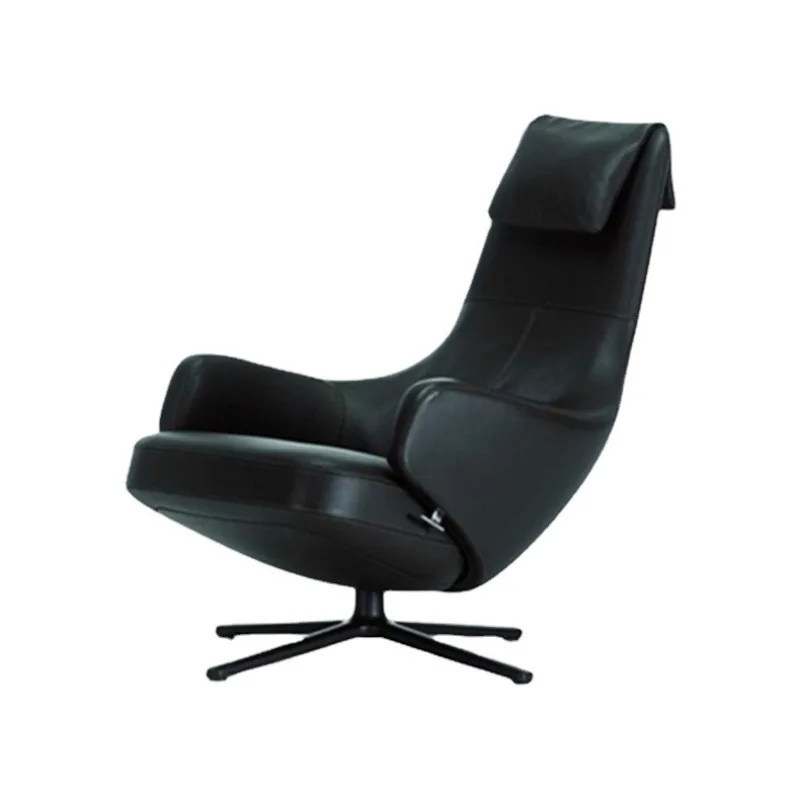 Italian minimalist lunch break recliner creative living room single sofa chair apartment balcony leisure chair