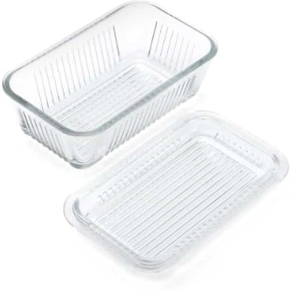 

Multi Function Butter Dish, 6-Inch, Clear