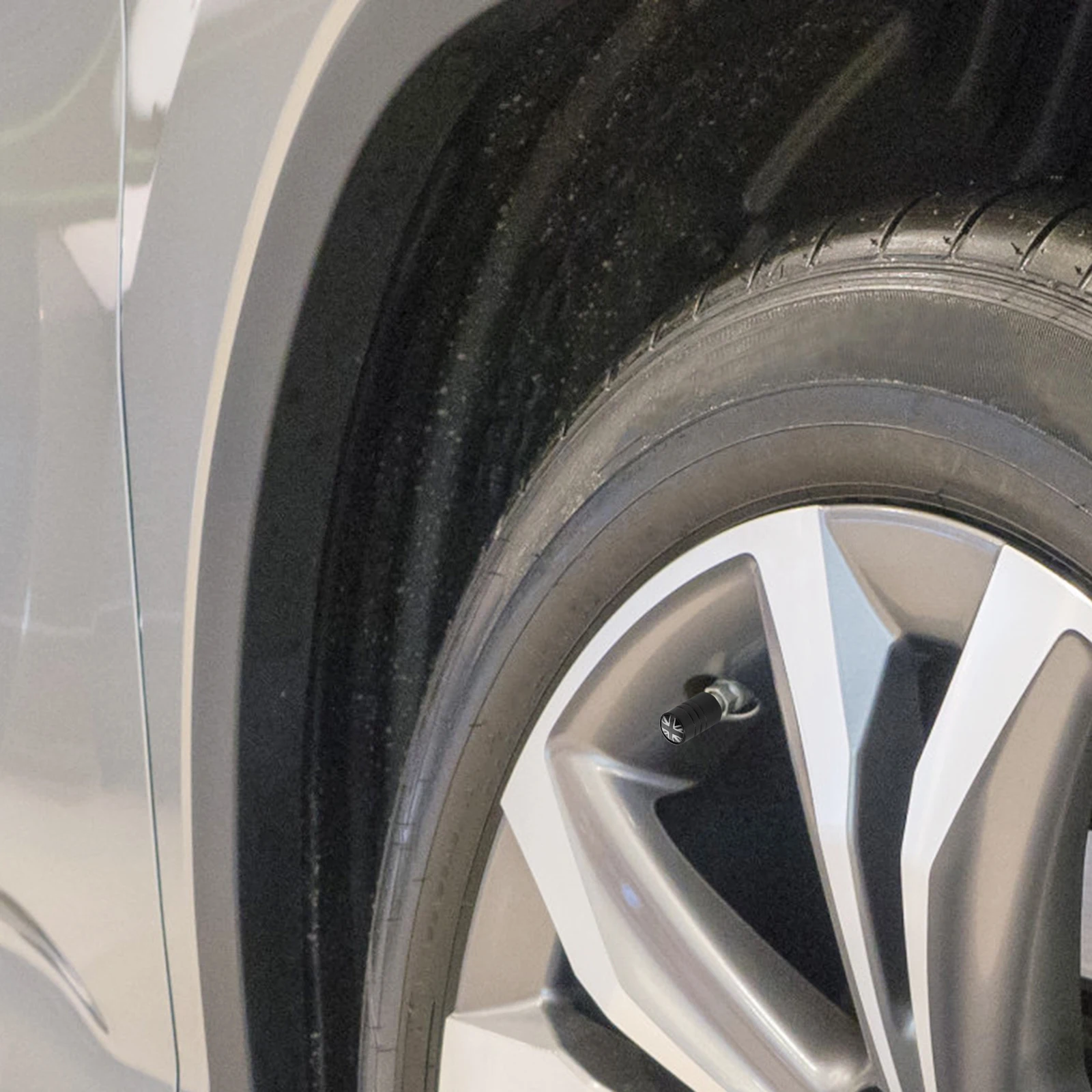 

8 Pcs Valve Cap Car Truck Caps Accessories Metal Aluminum Alloy Kit Dust for Decorative Air Covers Replacement Tire