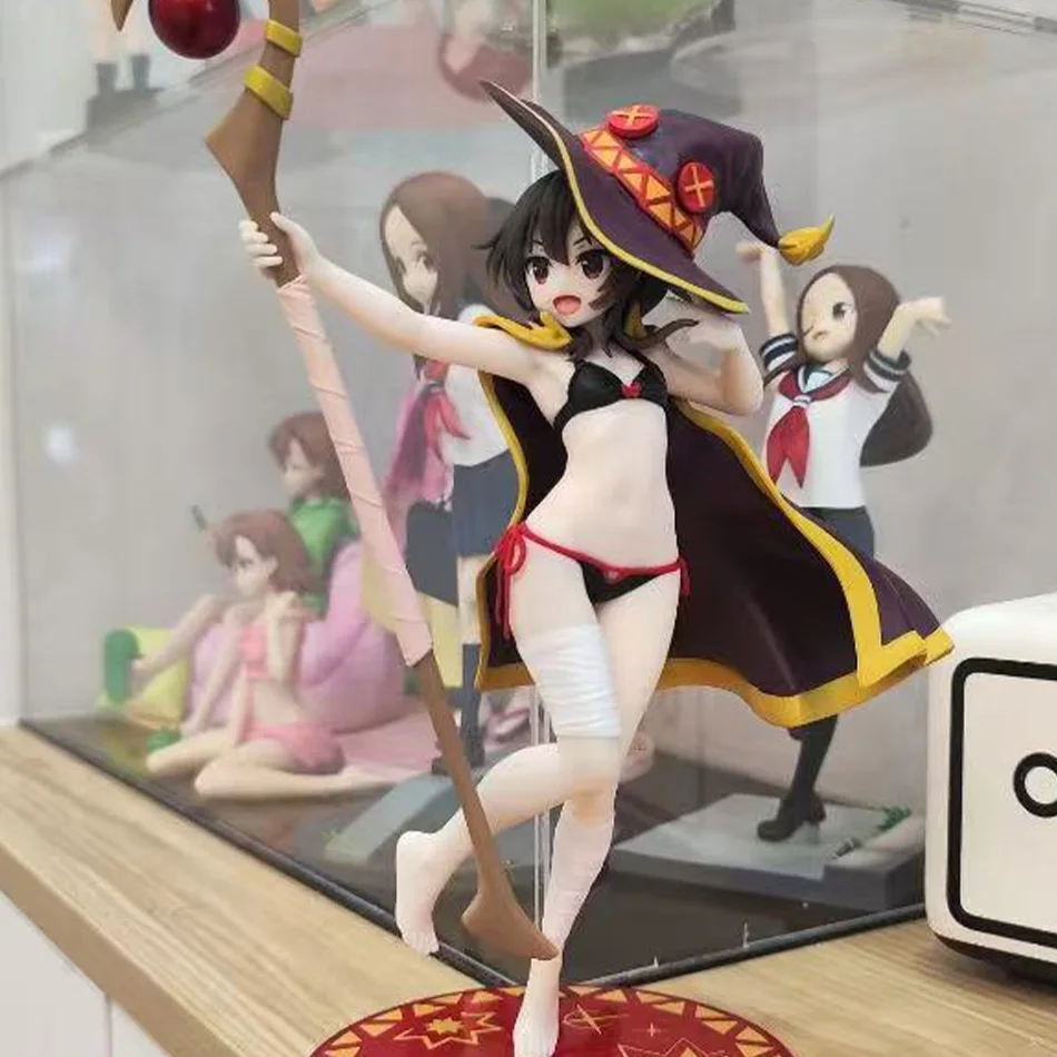 HEISS! Anime-Figur KonoSuba: Gottes Segen in dieser wunderbaren Welt! Megumin, der große Zauberer-Bürgermeister, wunderschönes Figurenmodell-Spielzeug