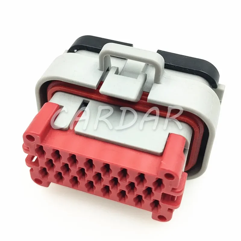 

1 Set 23 Pin 770680-4 Grey Tyco Automotive Waterproof AMP Sealed Connector With Crimp Terminals AC Assembly