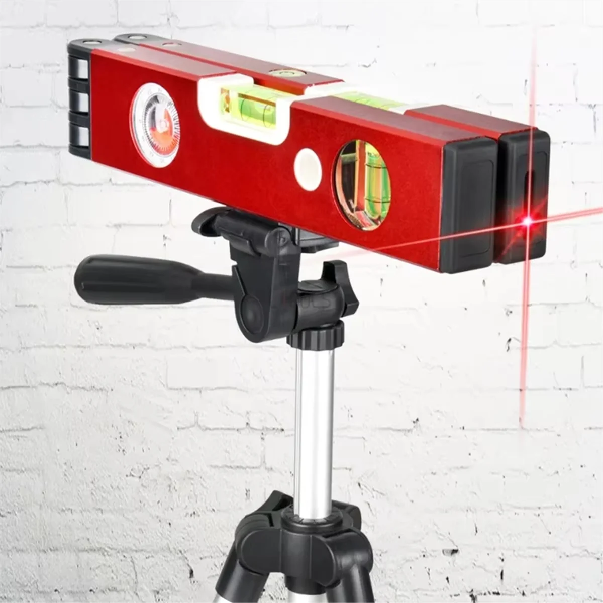 

A08R Multifunctional Aluminum Alloy Folded Laser Level Line Horizontal Vertical Angular Quick Accurate Leveling Magnetism