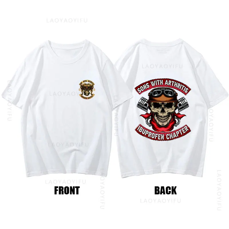 

Son with Arthritis Ibuprofen Chapter Theme 100%Cotton Short Sleeve Tee Y2k Funny Graphic Gym Summer Streetwear Shirts Clothing