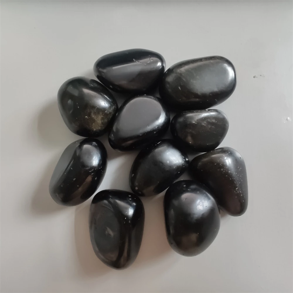 100g Natural Black Obsidian Crystal Gemstone Collectibles Rough Rock Mineral Specimen Healing Stone Decoration for Fish tank