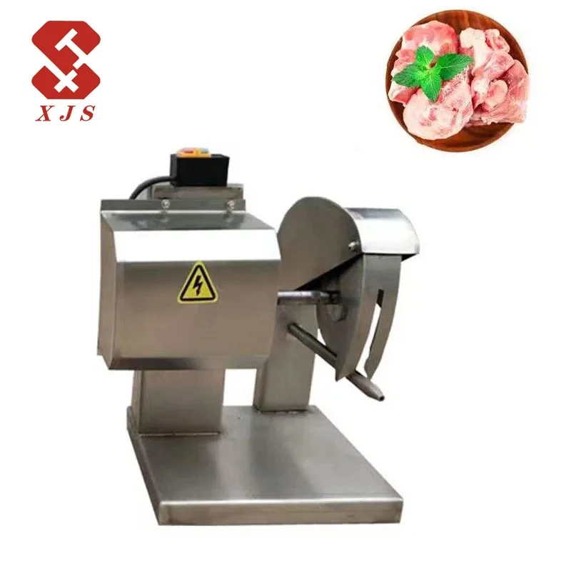 

High Efficiency Poultry Stainless Steel Electric Chicken Cutter With Safety Cover For Commercial Meat Processing Factory