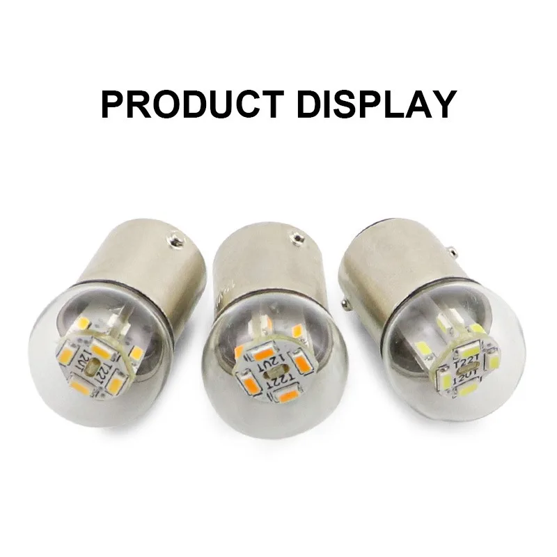 Новый автомобильный светодиодный стоп-сигнал заднего хода для автомобиля, указатель поворота 1156 BA15S 1157 BAY15D Ba15d, светодиодный стоп-сигнал 6/12/24/48 В, 2 шт.