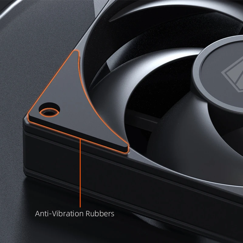 ID-COOLING AS-120-K 120mm High Performance Computer Cooling Fans,Fan Speeds: 300-2000 RPM, Hydraulic Bearing Quiet Long Lifespan image 5