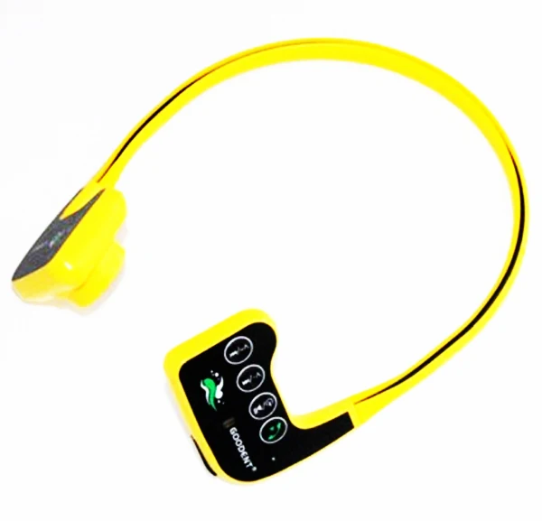 

Waterproof Bone Conduction Headphone, Bone Conduction Headset, Waterproof Bone Conduction MP3 8GB Memory and Wireless BT