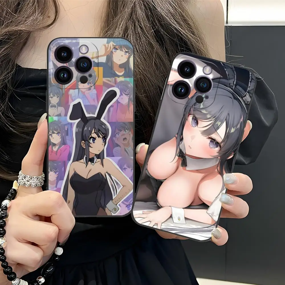 

Mai Sakurajima Mobile Phone Case for iPhone 16 15 14 13 12 11 X XR XS 8 7 Pro Max Plus Mini Colour Printing Luxury Cover Pretty