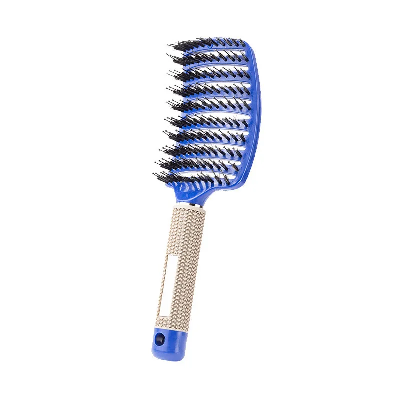 Haarborstel Ontwarrende Haarborstel Varkenshaar & Nylon vrouwen Nat Krullend Haar Hoofdhuid Massage Kam Salon Kappers Styling Tools