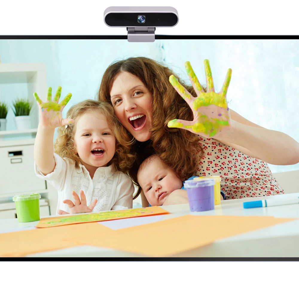 Webcam 1080P USB Web Camera com microfone para PC Computador Mac Laptop Desktop YouTube