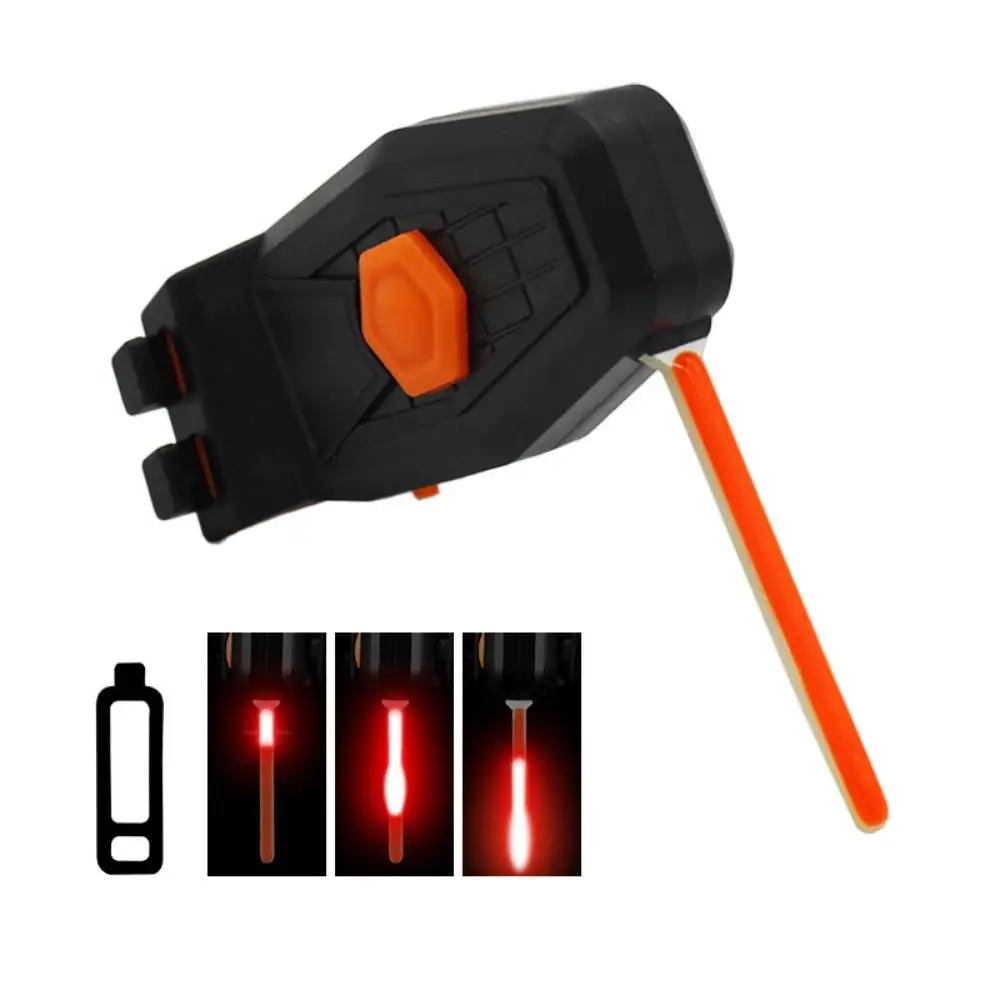 

Waterproof Bike Taillights Multifunctional Charging Foldable LED Cycling Rear Lamp Strap-On Installation Adjustable