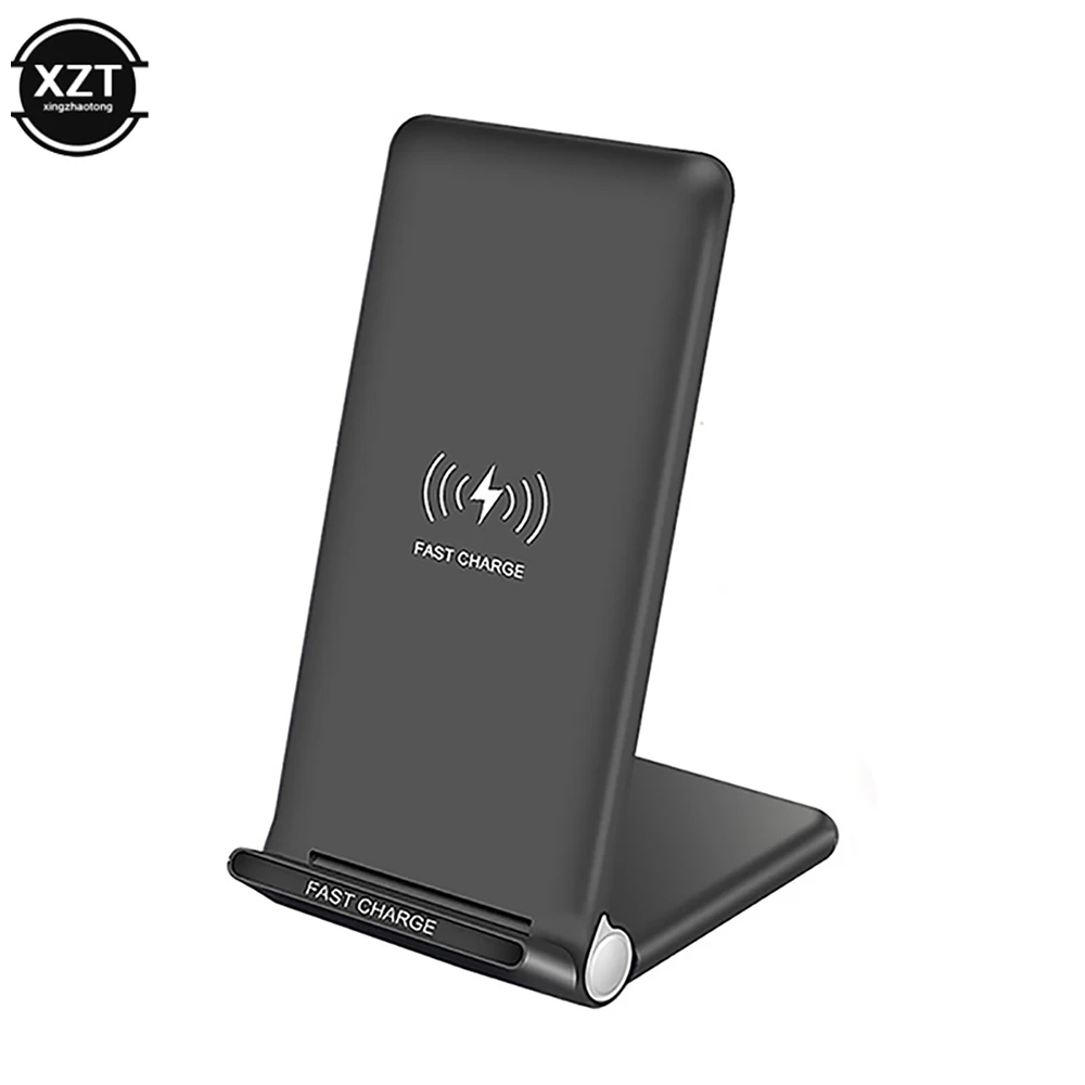 2ใน1พับที่ชาร์จแบบไร้สาย15W ที่จับโทรศัพท์มือถือที่ชาร์จแบบไร้สายใช้งานร่วมกับ10W/7.5W/5