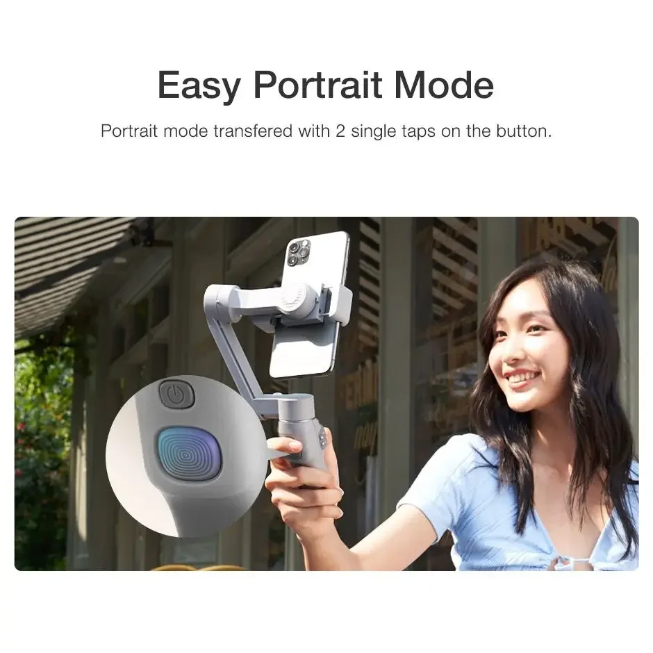 ZHIYUN Official SMOOTH Q3 Phone Gimbal 3-Axis Smartphones Handheld Stabilizer Fill Light for iPhone 13 Android