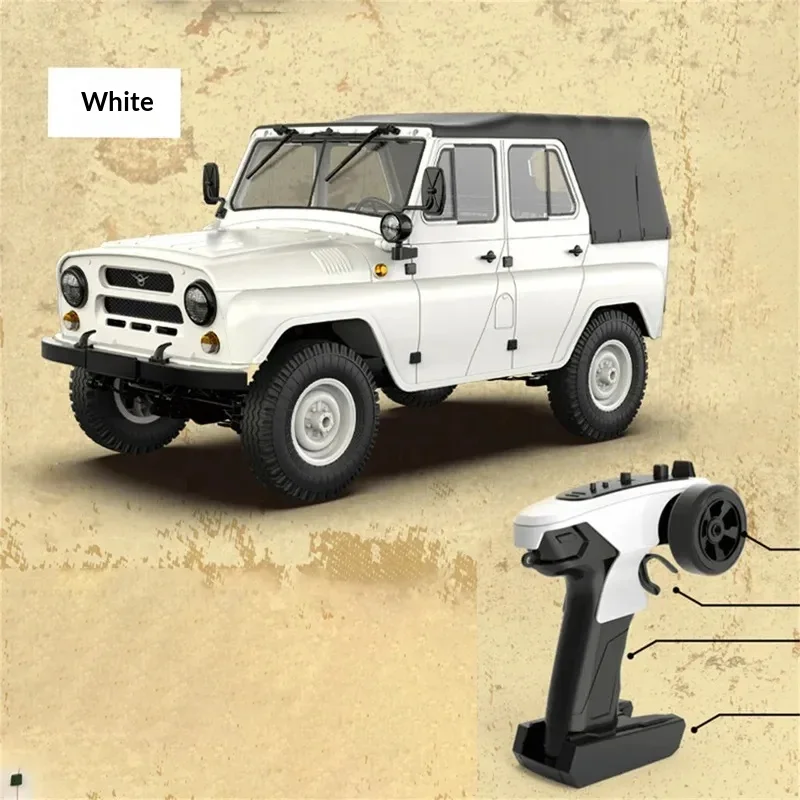 WPL C94 UAZ-469 Simulationsmodell-Auto Spielzeug für Jungen Ferngesteuertes Auto 1:12 Maßstab Lehrreiches Fahrzeug-Spielzeug für Kinder