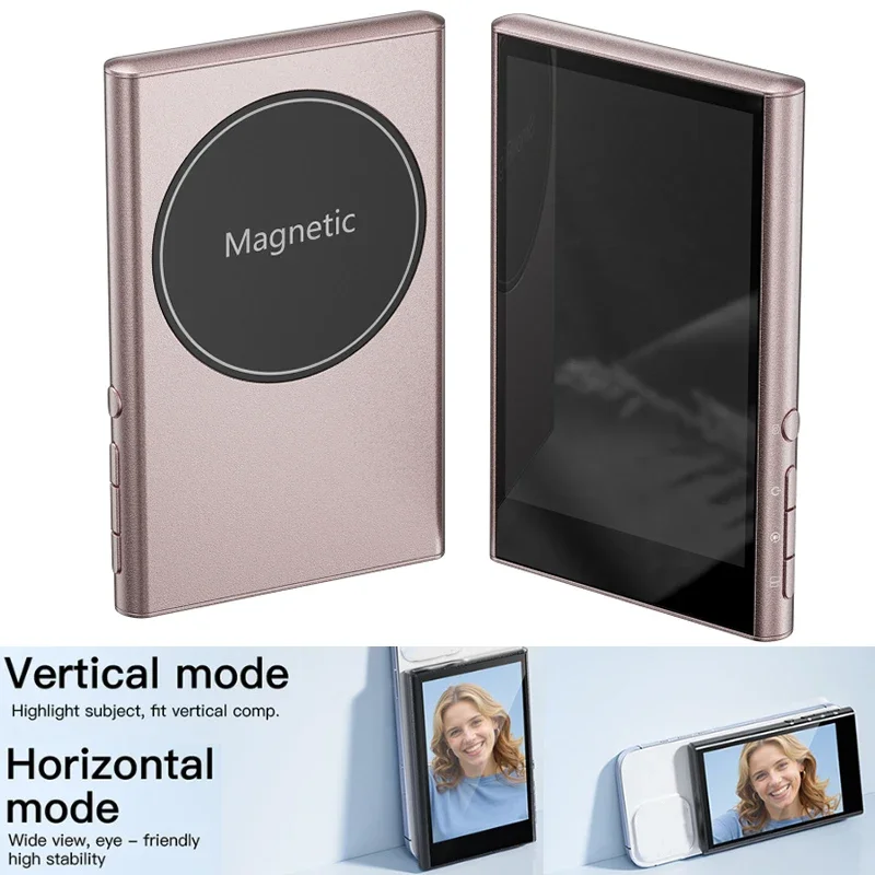 

Wireless Rear Camera Monitor Screen Magnetic Selfie for Phone Camcorder Lens Smartphone Selfie Vlog Live Stream Video Recording