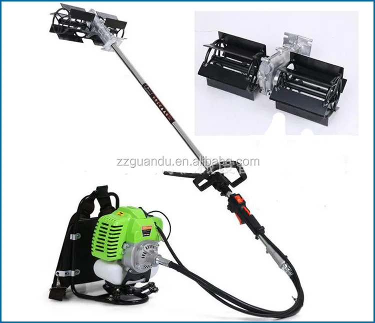 high quality mini power paddy weeder/backpack weeding machine for sale