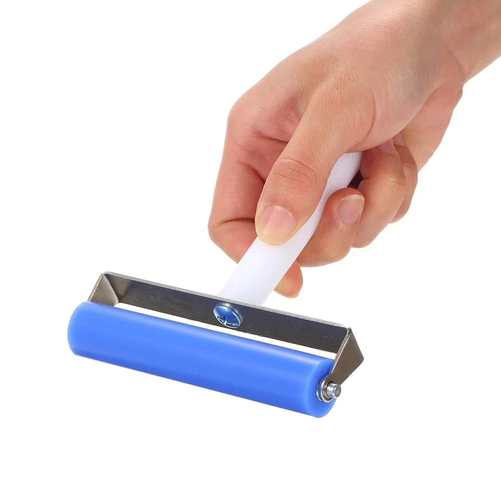 

Blue 10cm Soft Rubber Mobile Phone Laptop Screen LCD OCA Phone Repair Tools Roller Tool Screen Film Pasting Silicone Roller