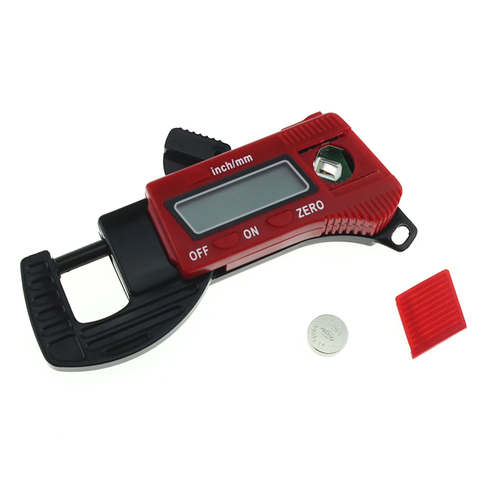 

0.5 Mini Portable Digital Thickness Gauge Carbon Fiber Composite 8mm LCD Display Industrial Automotive Measurement Tool