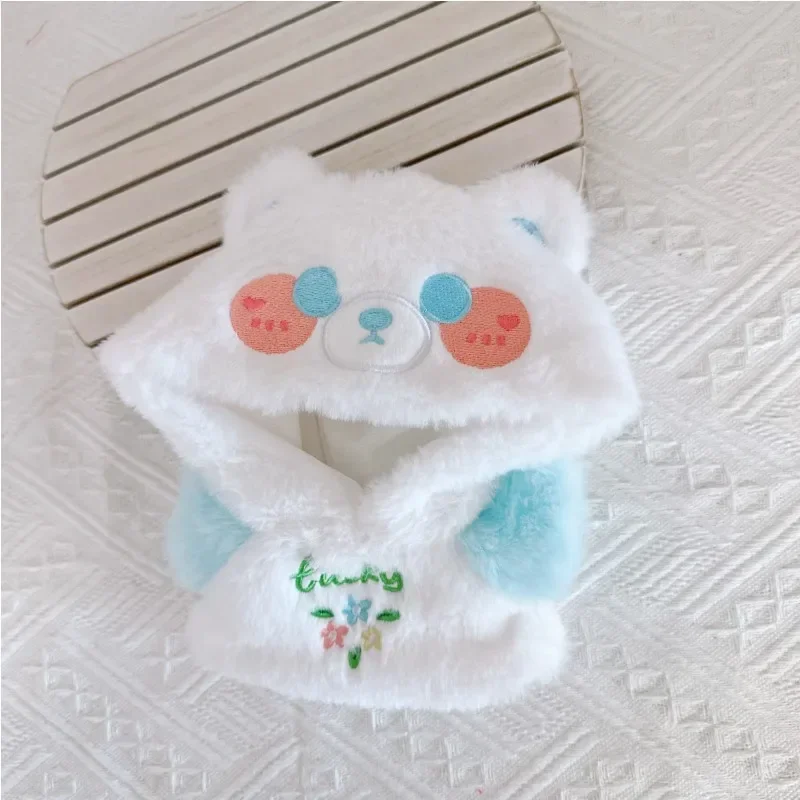 Vestiti per bambole di pezza da 20 cm Cappotto di pelliccia Kawaii Felpe con cappuccio Pantaloncini Vestito Idol Vestiti per bambole Vestito di cotone Vestire Giocattoli Accessori
