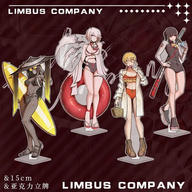 عمل المحيطة الشكل الحلي كوس لعبة شركة Limbus Ryoshu فاوست سنكليردون كيشوت الاكريليك حامل أرقام لعبة هدية للأطفال