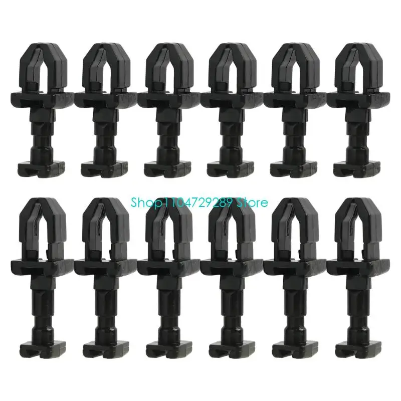 

D8KE Набор из 12 универсальных фиксаторов вентиляционной крышки для автодомов Высокопрочные пластиковые крепежные зажимы Защелки