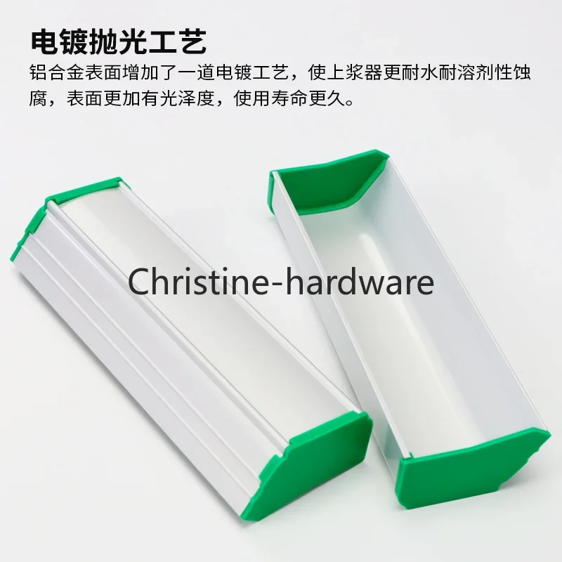 Cheap 1pc Silk Screen Printing Squeegee Ink Scraper Screen Printing Aluminum Emulsion Scoop Coater Tools