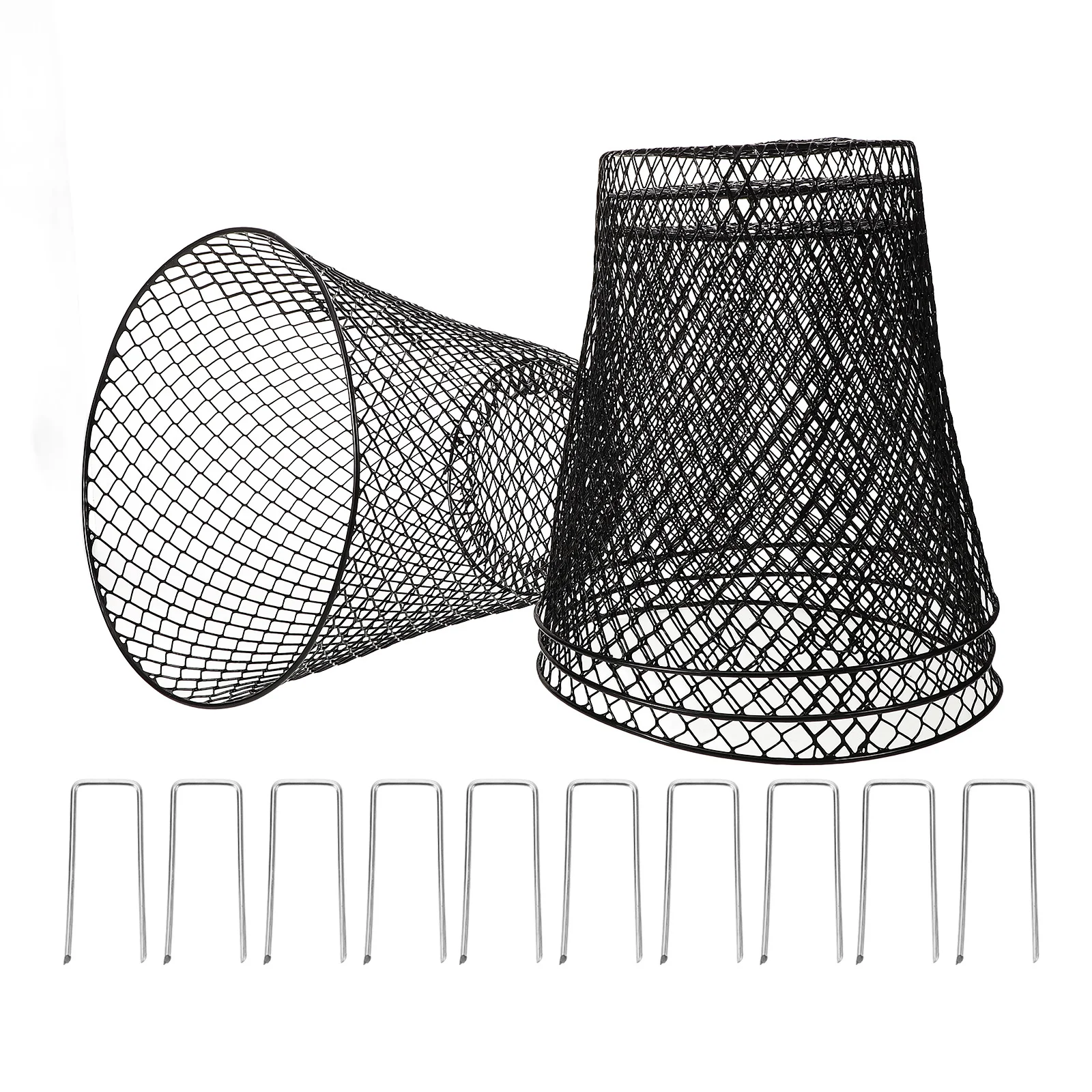 

1 set 1 Set Multi-Use Iron Cover Mesh Designed Garden Cage For Outdoor Protection Reusable Plant Protector Yard Plant Supply