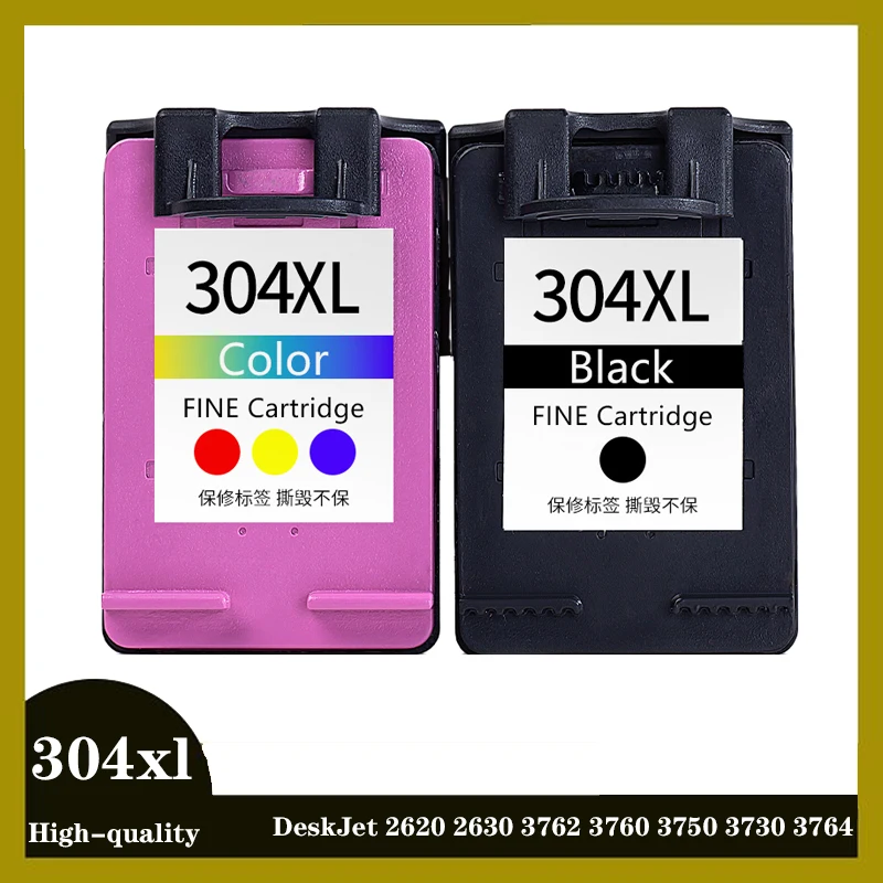 For HP 304 304xl Remanufactured 304 XL ink cartridges For HP ENVY 5020 5030 5032 DeskJet 2620 2630 3762 3760 3750 3730 3764 3733