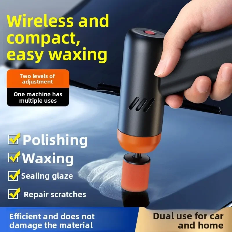 2026 Polishing Machine Wireless Mini Car Paint Scratch Repair Machine Portable Car Beauty Maintenance Electric Waxing Machine