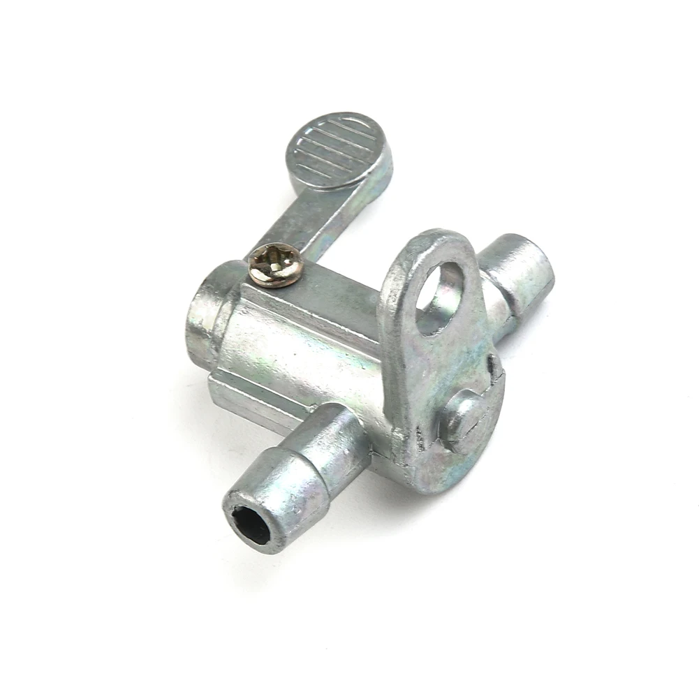 Silver For Dirt Bike ATV 1.6\\\'\\\' X1.8\\\'\\\' Petcock Switch 5/16\\\'\\\' Aluminum Inline Motorbike Fuel Tank Tap On/Off New