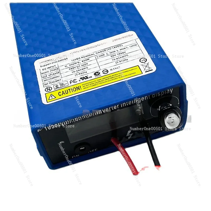 12V New 1050NP 4000W Multifunctional Digital Display Inverter Head High Power Battery Inverter Electronic Booster