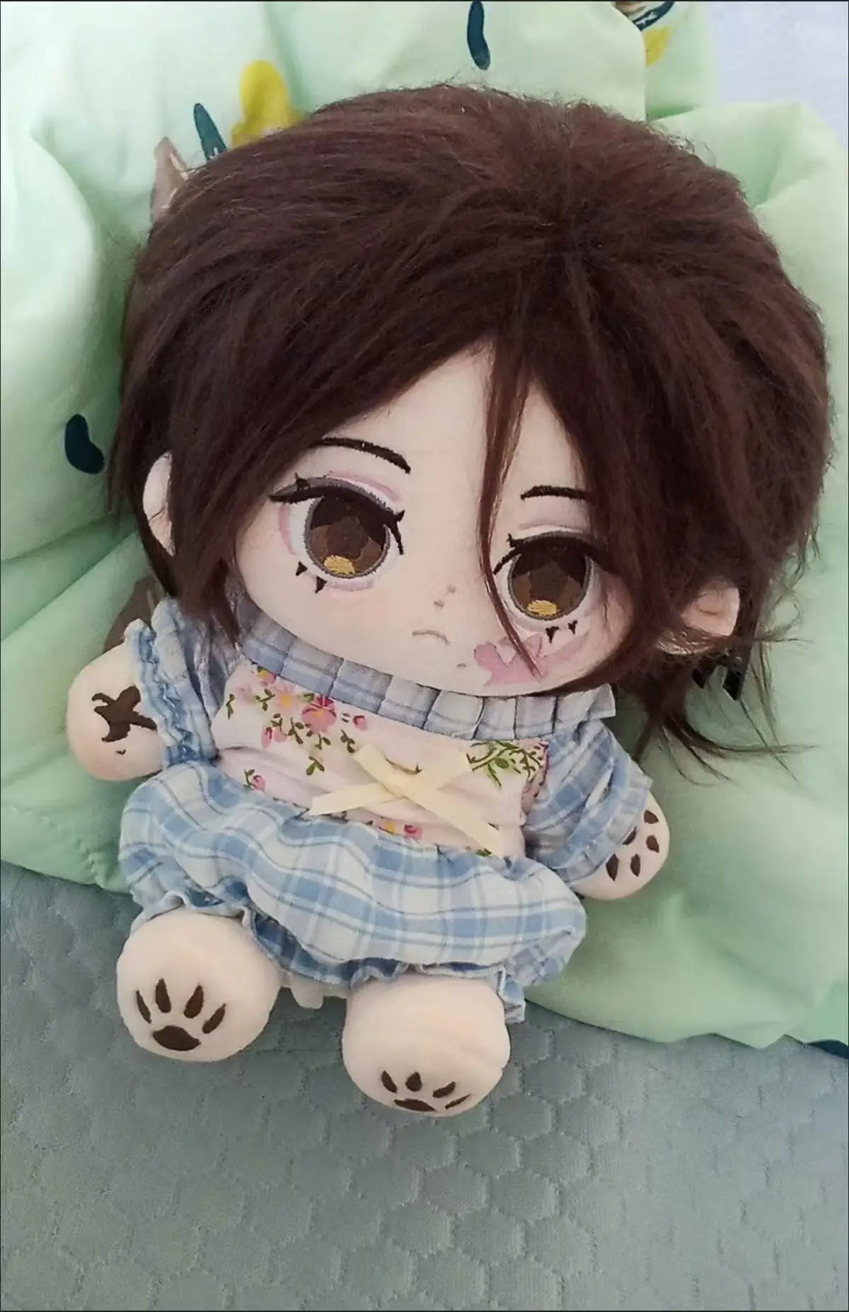 

Stuffed 20cm Game Anime Identity V Entomologist Melly Plinius Body Plush Doll Toy Soft Dress Up Cotton Kid Gift