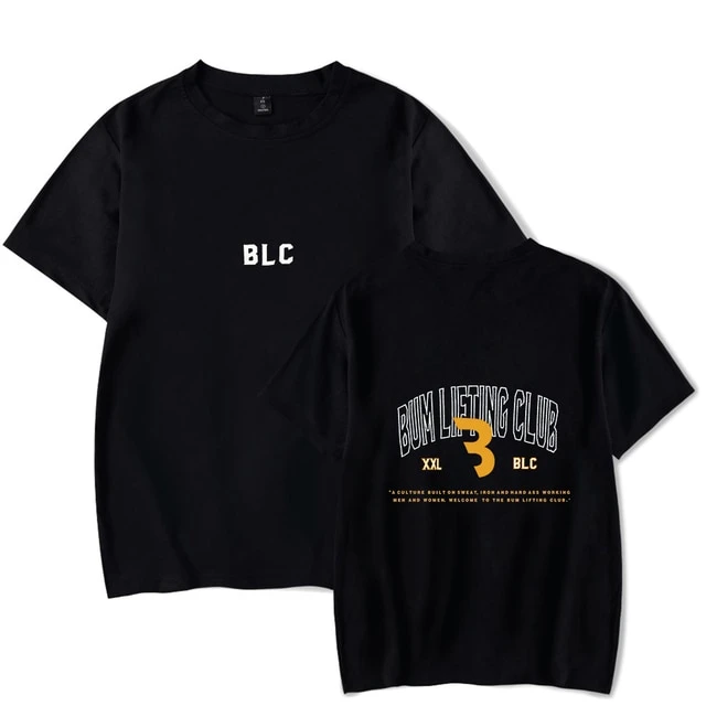 Cbum BUM Lifting Club GYM Fitness Sports Brand Graphic Tee Cotton Men Women T-Shirt Workout Top