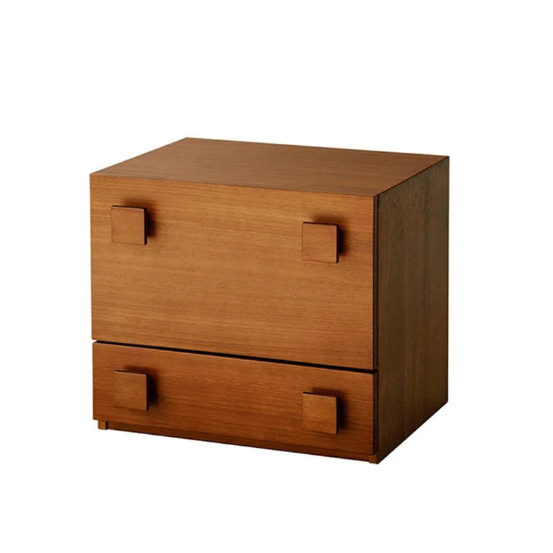 

Nordic solid wood, sofa side cabinet, living room home, medieval locker, bedside table