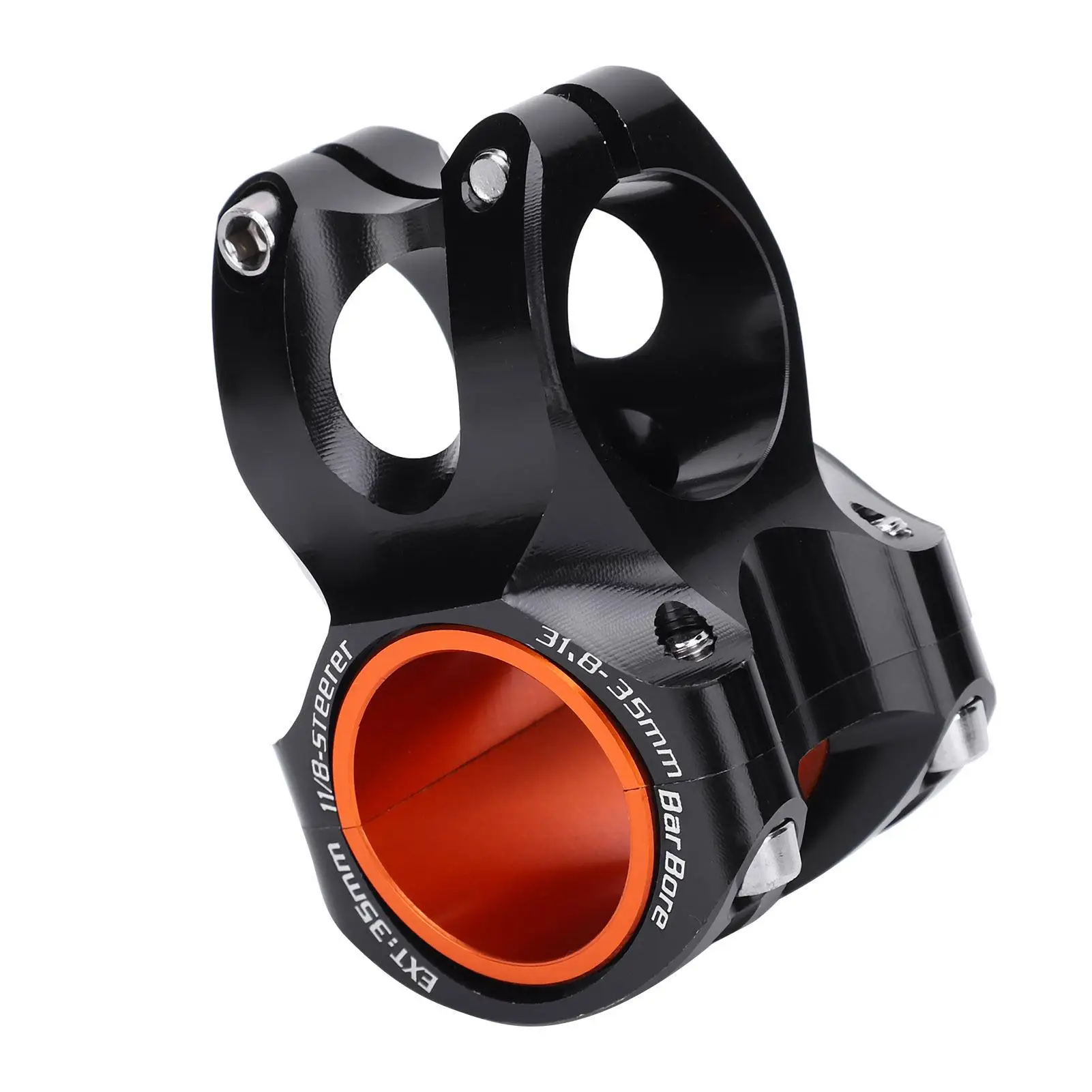 

ZTTO 35MM Bicycle Stem for Mountain Bike, 31.8-35mm Alloy Short Handlebar Riser, CNC 1 1/8'' Steerer