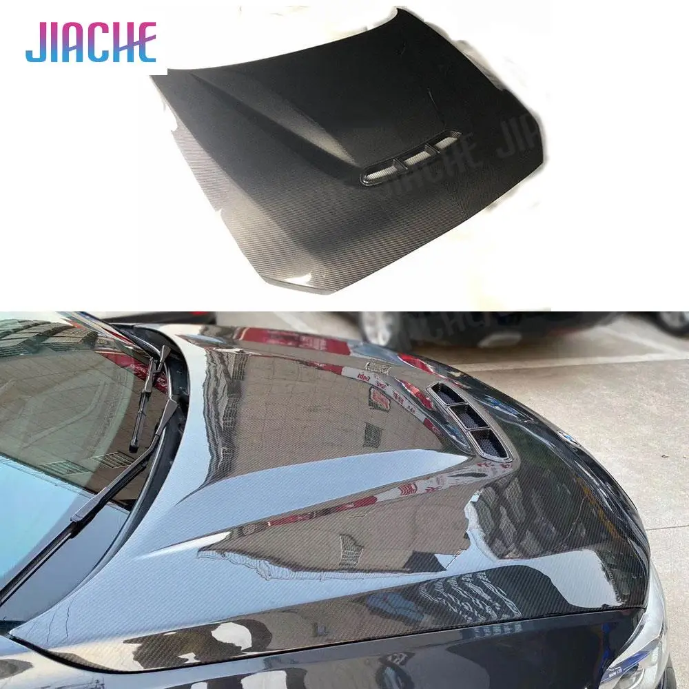 

Dry Carbon Fiber Front Engine Hood Vent Cover for BMW 1 Series F20 2 Series F22 F87 M2 Car CS Style Bonnet Cap High Quality