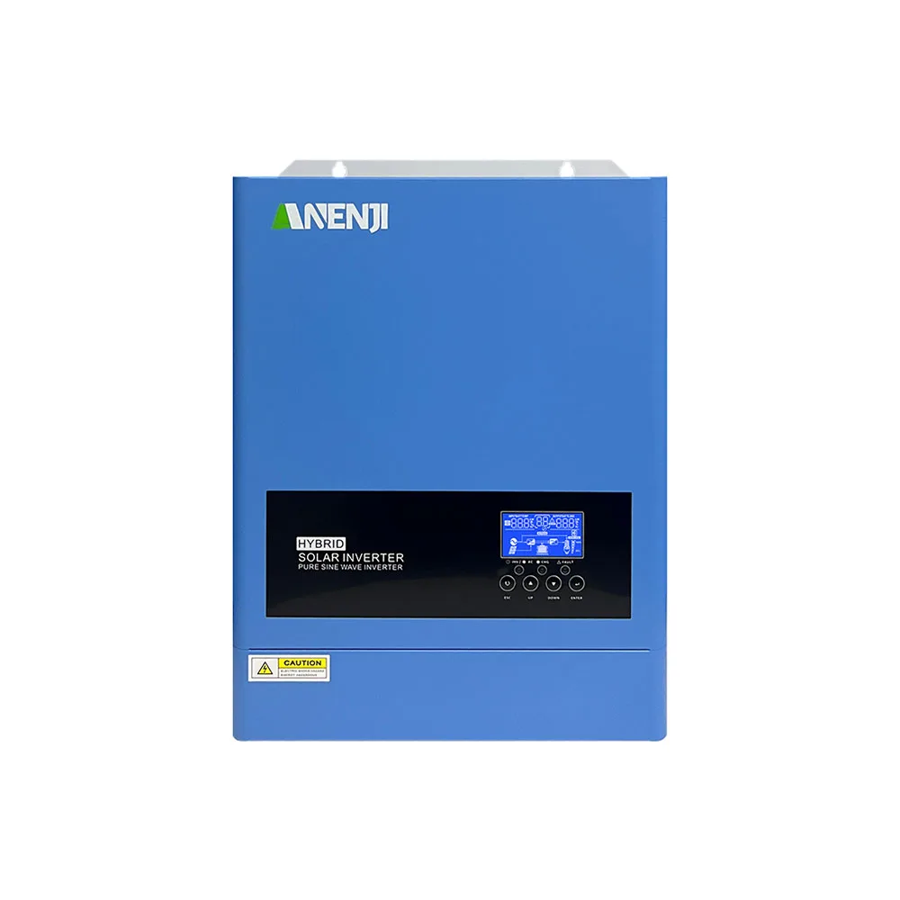 ANENJI NEUER 6,2KW Hybrid-Solarwechselrichter Reiner Sinus 230Vac Off/On-Grid MPPT Solarwechselrichter 120A Solarladegerät PV 9000W 500VDC