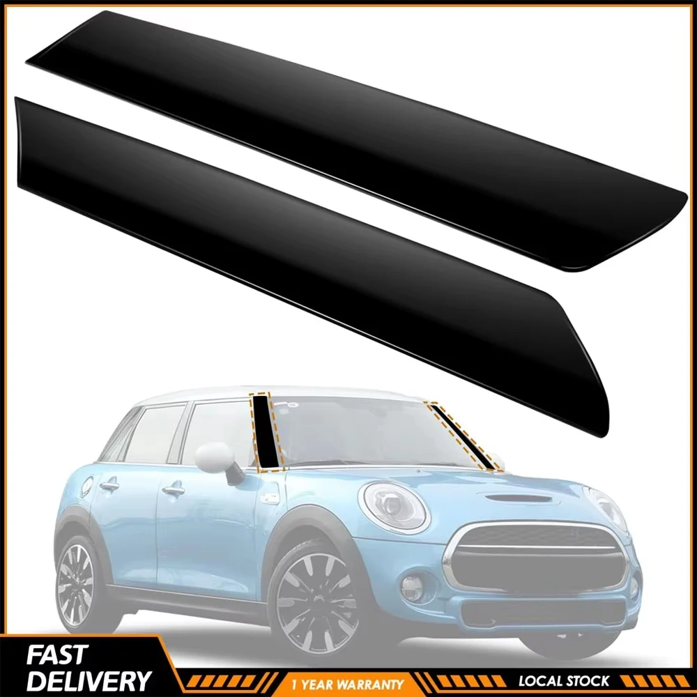 1 Paar Neue Qualitäts-A-Säulenverkleidung für die Windschutzscheibe, Außenverkleidung vorne links rechts für BMW Mini Cooper R50 R53 R52 2002-2008 51137128157 51137128158, Fenster-A-Säulenverkleidung,