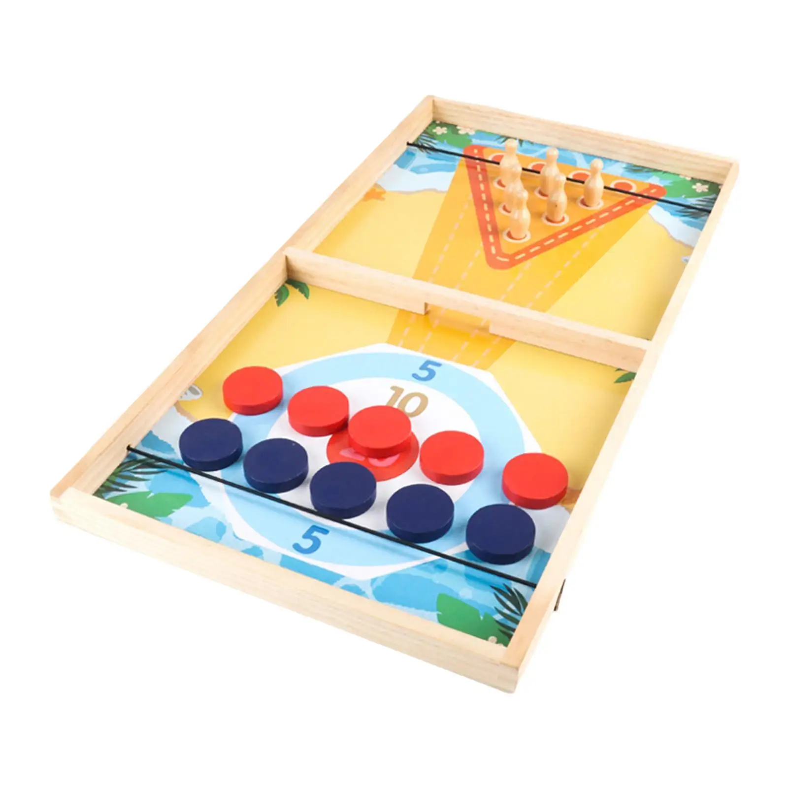 Fast Puck Game Interactive Portable Fun Multifunctional Table Hockey Game for Kids Adults Teens Friends Families Boys Girls