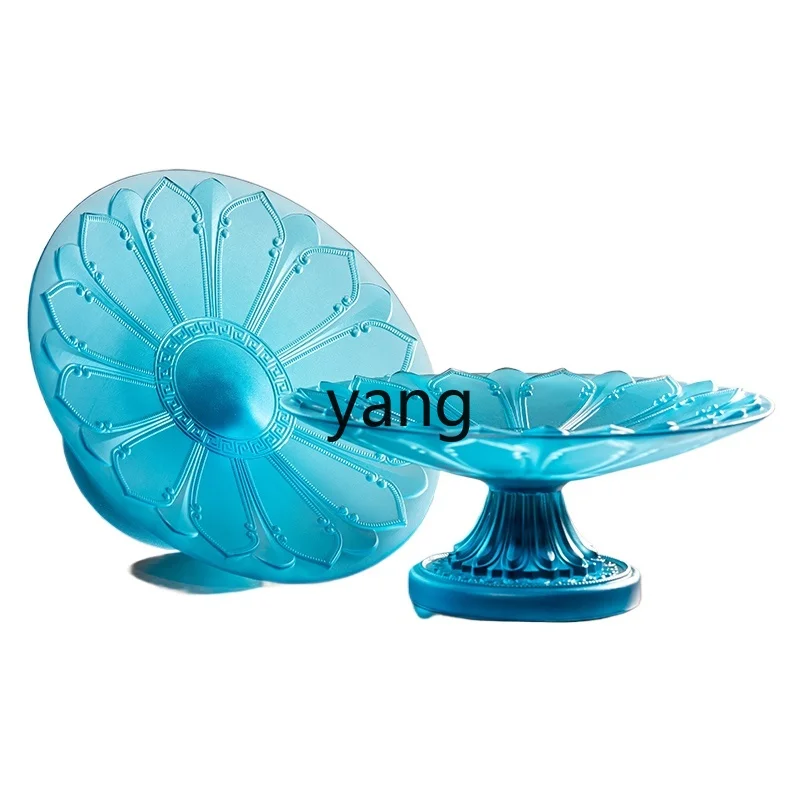 

Lhh household glazed fruit offering at home Buddha front Bodhisattva fruit plate Guanyin tribute plate