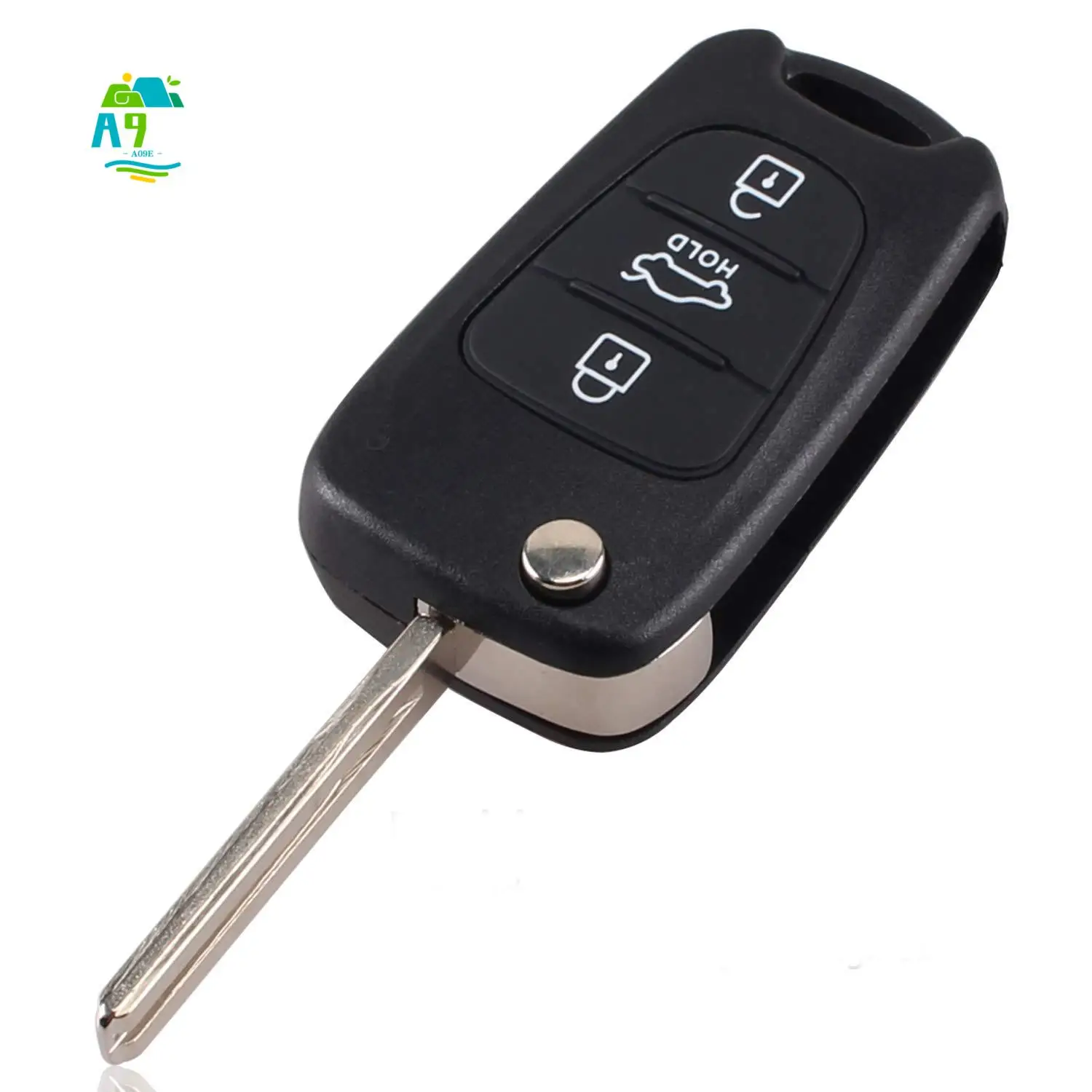 

A09E-3 Buttons Flip Folding Remote Key Shell Case For HYUNDAI I20 I30 I35 IX20 IX35